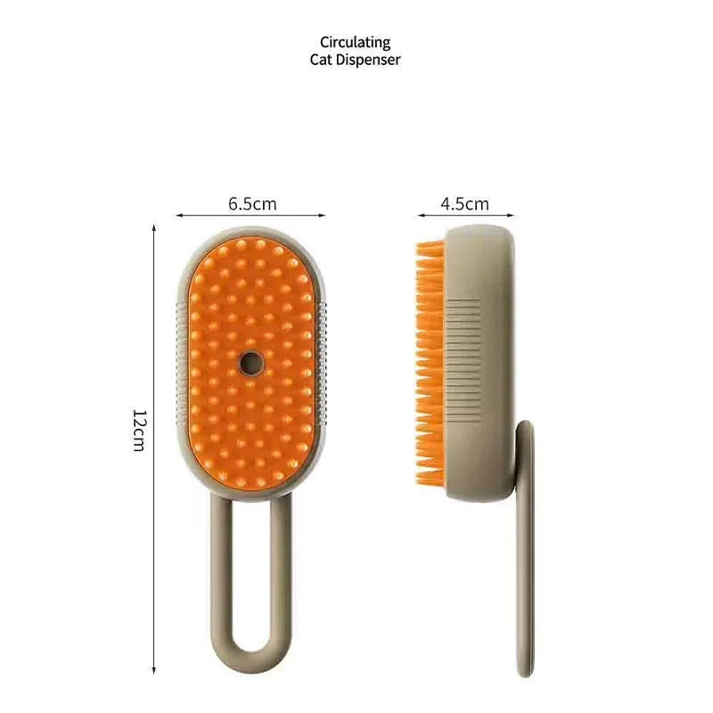 Elektrisk Ångande Borste för Katt och Hund